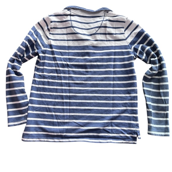 Vintage LL Bean Striped Polo Long Sleeve Shirt Size Small - Picture 6 of 7